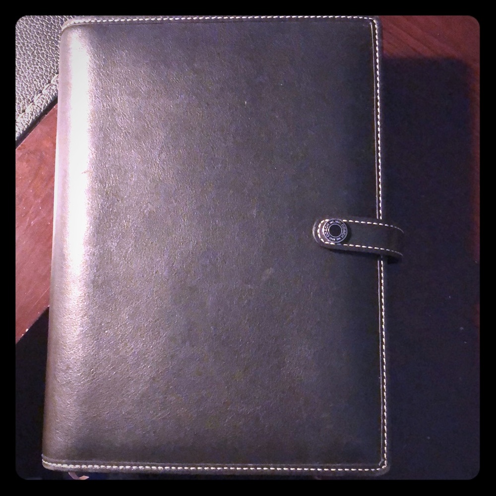 Coach planner cover and a daily planner I put